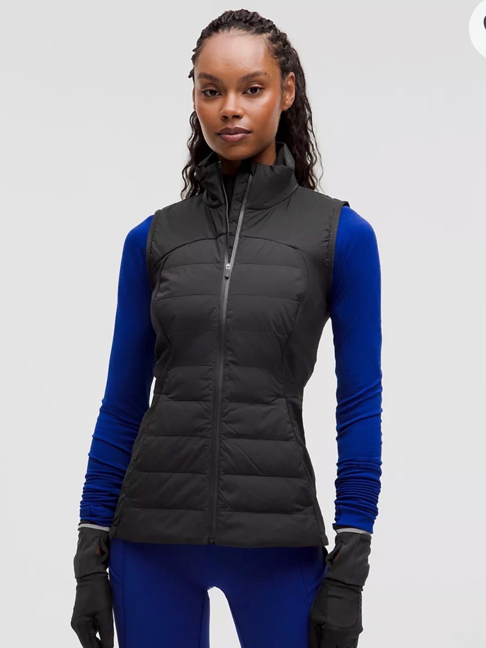 Lululemon Black Lightweight Down Quilted Vest